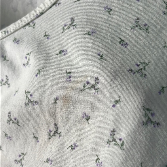 Forever 21 Long Sleeve Floral Crop Top Size:M - Picture 8 of 9